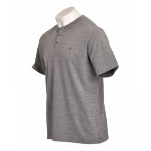 Barra Cotton Tee Grey Side View