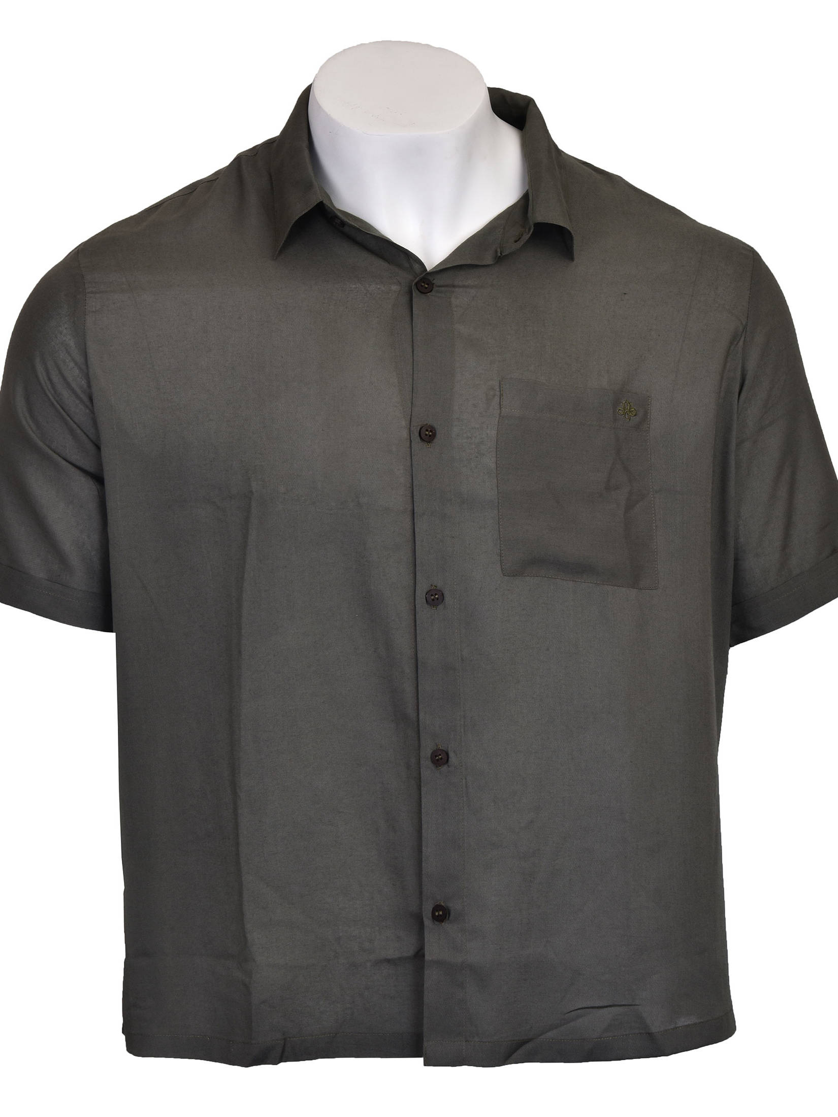 Tacana Rayon Shirt Short Sleeve Print 1 Front View