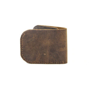ColsenKeane Bi-Fold Wallet No. 817 Crazy Horse Leather Brown Back