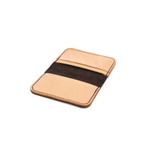 ColsenKeane Card Wallet Leather Brown Open Empty