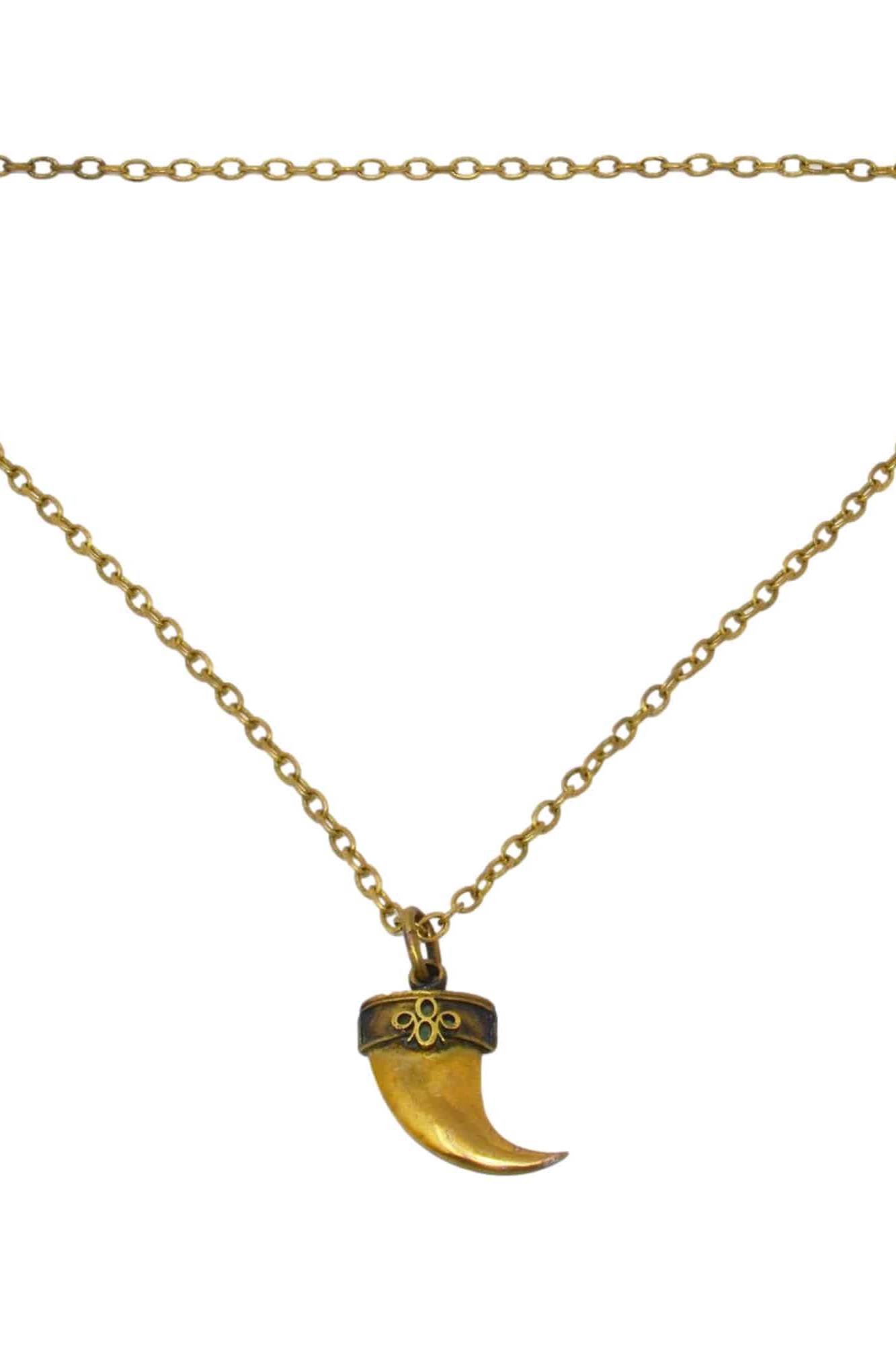 Tiger Claw On Chain Necklace