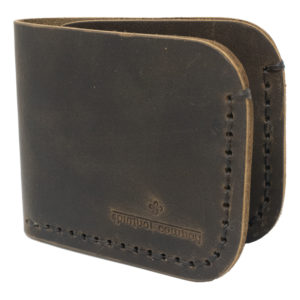 Bi-Fold Wallet No 817 Crazy Horse Leather Brown Front