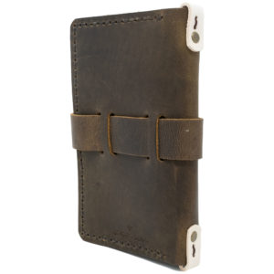 Field Notes and Passport Cover No 1016 Crazy Horse Brown Leather Back