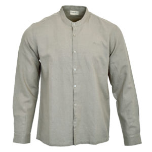 Madero Linen Long Sleeve Grey Front