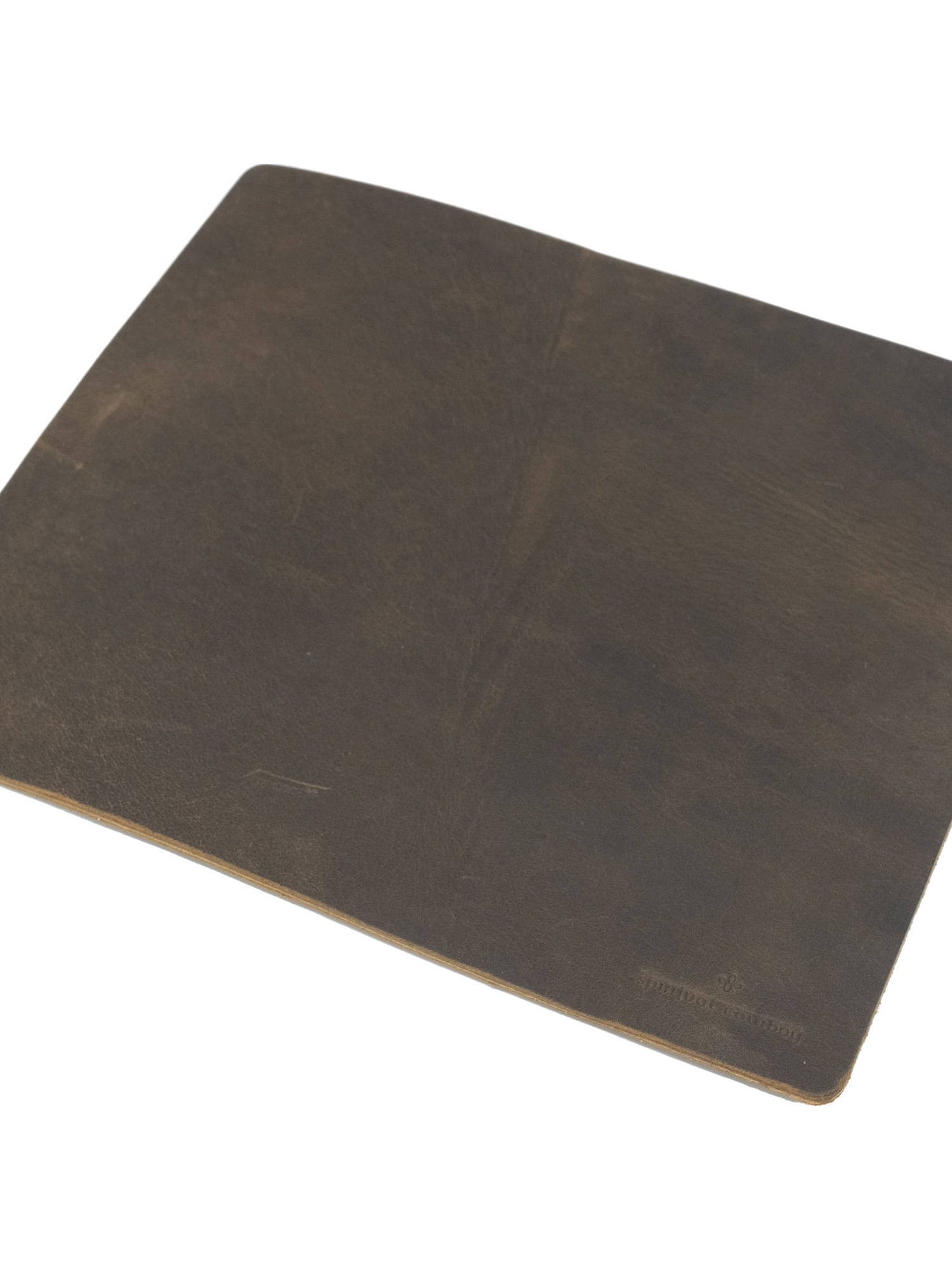 Mouse Pad No 714 Crazy Horse Leather Brown Angled